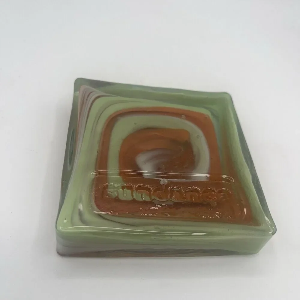 Handblown Glass Decor With Sundance Logo